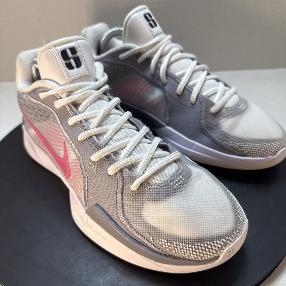 Nike Sabrina 2 Lily Pink Grey White Basketball Shoes FQ2174-100 Women Size 8.5